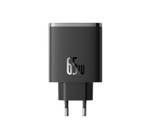 Мережевий зарядний пристрій Baseus Cube Pro Fast Charger 2C+U 65W EU Cluster Black (P10152301113-00)