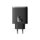 Мережевий зарядний пристрій Baseus Cube Pro Fast Charger 2C+U 65W EU Cluster Black (P10152301113-00)