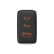 Мережевий зарядний пристрій Baseus Cube Pro Fast Charger 2C+U 65W EU Cluster Black (P10152301113-00)