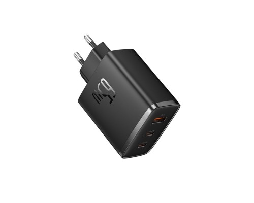 Мережевий зарядний пристрій Baseus Cube Pro Fast Charger 2C+U 65W EU Cluster Black (P10152301113-00) Мережевий зарядний пристрій Baseus Cube Pro Fast Charger 2C+U 65W EU Cluster Black (P10152301113-00)