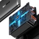 Мережевий зарядний пристрій Baseus Cube Pro Fast Charger 2C+U 65W EU Cluster Black (P10152301113-00)
