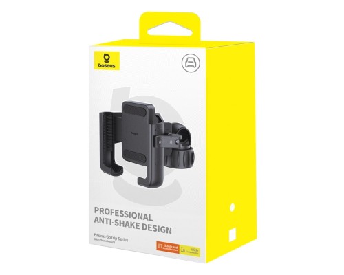 Велотримач для телефона Baseus GoTrip Series Bike Phone Mount Cluster Black (C40572301111-00)