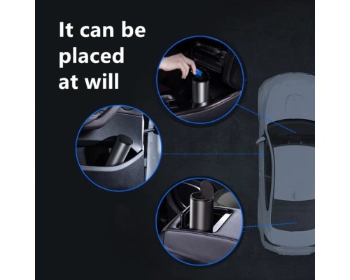Автомобільний сміттєвий контейнер Baseus Gentleman Style Vehicle-mounted Trash Can（Bag1 roll/30）Black (CRLJT-01)