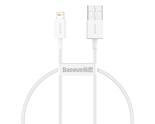 Кабель Baseus Superior Series Fast Charging Data Cable USB to iP 2.4A 0.25m White (CALYS-02) Кабель Baseus Superior Series Fast Charging Data Cable USB to iP 2.4A 0.25m White (CALYS-02)