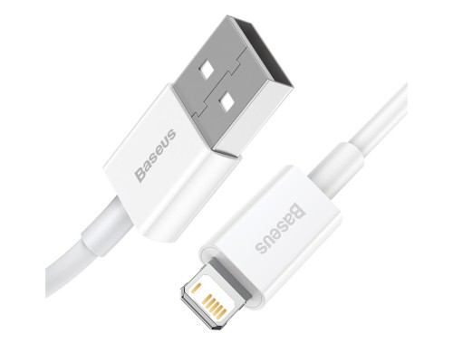 Кабель Baseus Superior Series Fast Charging Data Cable USB to iP 2.4A 0.25m White (CALYS-02) Кабель Baseus Superior Series Fast Charging Data Cable USB to iP 2.4A 0.25m White (CALYS-02)