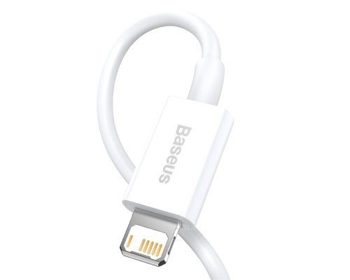 Кабель Baseus Superior Series Fast Charging Data Cable USB to iP 2.4A 0.25m White (CALYS-02) Кабель Baseus Superior Series Fast Charging Data Cable USB to iP 2.4A 0.25m White (CALYS-02)