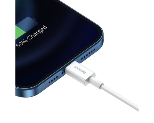 Кабель Baseus Superior Series Fast Charging Data Cable USB to iP 2.4A 0.25m White (CALYS-02) Кабель Baseus Superior Series Fast Charging Data Cable USB to iP 2.4A 0.25m White (CALYS-02)