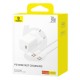 Мережевий зарядний пристрій Baseus GaN5 Fast Charger(mini) 1C 30W EU Moon White(With: Baseus Dynamic 3 Series Fast Charging Data Cable Type-C to Type- (P10110902213-00)