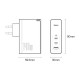 Мережевий зарядний пристрій Baseus GaN5 Pro Fast Charger 2C+U 140W EU White (With Superior Series Fast Charging Data Cable Type-C to Type-C 240W(48V/5 (CCGP100202)