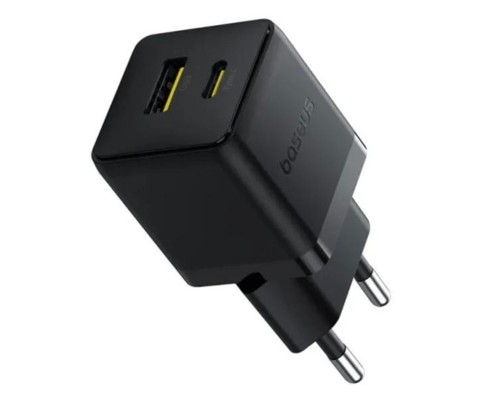 Мережевий зарядний пристрій Baseus Palm Fast Charger C+U 20W EU Cluster Black (P10111608113-00) Мережевий зарядний пристрій Baseus Palm Fast Charger C+U 20W EU Cluster Black (P10111608113-00)