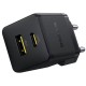 Мережевий зарядний пристрій Baseus Palm Fast Charger C+U 30W EU Cluster Black (P1011160A113-00)