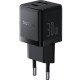Мережевий зарядний пристрій Baseus Palm Fast Charger C+U 30W EU Cluster Black (P1011160A113-00)