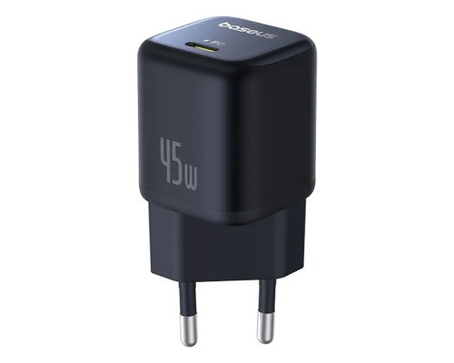 Мережевий зарядник пристрій Baseus PicoGo GaN Fast Charger 1C 45W EU Cosmic Black (P10176800123-00) Мережевий зарядник пристрій Baseus PicoGo GaN Fast Charger 1C 45W EU Cosmic Black (P10176800123-00)