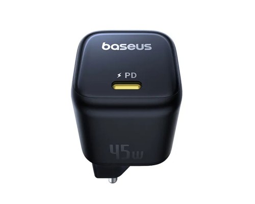 Мережевий зарядник пристрій Baseus PicoGo GaN Fast Charger 1C 45W EU Cosmic Black (P10176800123-00) Мережевий зарядник пристрій Baseus PicoGo GaN Fast Charger 1C 45W EU Cosmic Black (P10176800123-00)