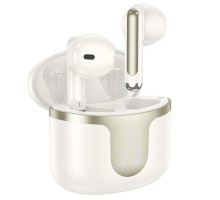 Бездротові навушники HOCO EQ7 Snowflake true wireless BT headset Milky White (6942007617734)