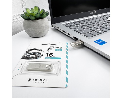 Флеш-накопичувач Wibrand USB 2.0 Taipan 16Gb Silver (WI2.0/TA16U2S) Флеш-накопичувач Wibrand USB 2.0 Taipan 16Gb Silver (WI2.0/TA16U2S)