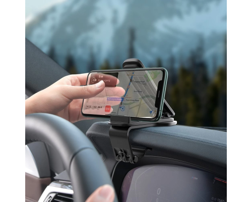 Універсальний автотримач Baseus Big Mouth Pro Car Mount (applicable to centre console) Black (SUDZ-A01)