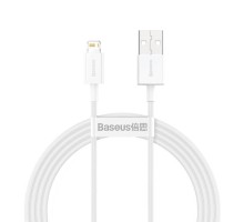 Кабель Baseus Superior Series Fast Charging Data Cable USB to iP 2.4A 1.5m White (CALYS-B02)