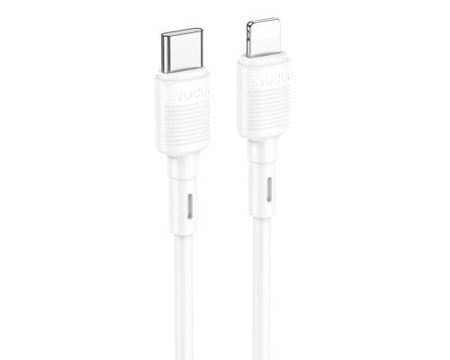 Кабель HOCO X83 Type-C to iP 20W, 1m, PVC, PVC connectors, White (6931474770851)