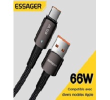 Кабель ESSAGER Sunset Type-C 6A USB charging and data Fully compatible cable 1m Blue (EXCT-CG03)