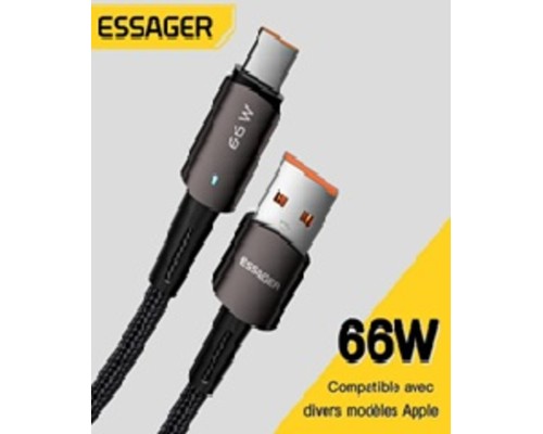 Кабель ESSAGER Sunset Type-C 6A USB charging and data Fully compatible cable 1m Blue (EXCT-CG03) Кабель ESSAGER Sunset Type-C 6A USB charging and data Fully compatible cable 1m Blue (EXCT-CG03)