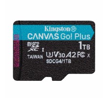 Карта пам'яті microSDXC (UHS-1 U3) Kingston Canvas Go! Plus 1Tb class 10 A2 V30 (R200MB/s, W-160MB/s) (SDCG4/1TBSP)