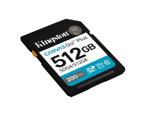 Карта пам'яті SDXC (UHS-1 U3) Kingston Canvas Go! Plus 512Gb class 10 A2 V30 (R200MB/s, W160MB/s) (SDG4/512GB) Карта пам'яті SDXC (UHS-1 U3) Kingston Canvas Go! Plus 512Gb class 10 A2 V30 (R200MB/s, W160MB/s) (SDG4/512GB)