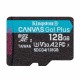 Карта пам'яті microSDXC (UHS-1 U3) Kingston Canvas Go! Plus 128Gb class 10 A2 V30 (R200MB/s) (SDCG4/128GBSP)