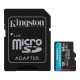 Карта пам'яті microSDXC (UHS-1 U3) Kingston Canvas Go! Plus 64Gb class 10 A2 V30 (R200MB/s) (adapter SD) (SDCG4/64GB)