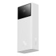 Зовнішній акумулятор Baseus Star-Lord Digital Display Fast Charging Power Bank 30000mAh 30W Moon White(With Simple Series Charging Cable USB to Type-C (P10022905213-00)