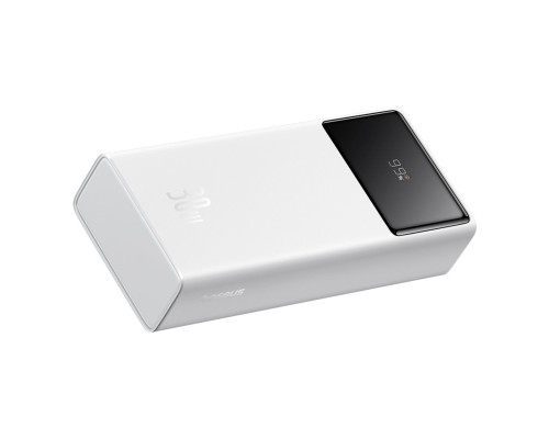 Зовнішній акумулятор Baseus Star-Lord Digital Display Fast Charging Power Bank 30000mAh 30W Moon White(With Simple Series Charging Cable USB to Type-C (P10022905213-00) Зовнішній акумулятор Baseus Star-Lord Digital Display Fast Charging Power Bank 30000mAh 30W Moon White(With Simple Series Charging Cable USB to Type-C (P10022905213-00)