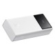 Зовнішній акумулятор Baseus Star-Lord Digital Display Fast Charging Power Bank 30000mAh 30W Moon White(With Simple Series Charging Cable USB to Type-C (P10022905213-00)