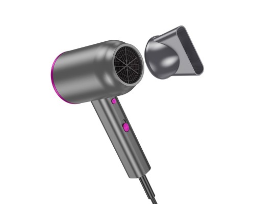 Фен HOCO HP13 Hot and cold air hair dryer (EU) Rose Red (6942007632805) Фен HOCO HP13 Hot and cold air hair dryer (EU) Rose Red (6942007632805)