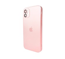 Чохол для смартфона AG Glass Matt Frame Color Logo for Apple iPhone 11 Chanel Pink (AGMattFrameiP11Pink)