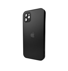 Чохол для смартфона AG Glass Matt Frame Color Logo for Apple iPhone 11 Graphite Black (AGMattFrameiP11Black)