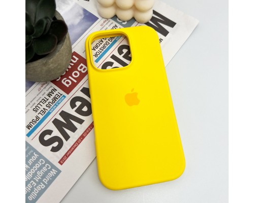 Чохол для смартфона Silicone Full Case AA Open Cam for Apple iPhone 16 Pro Max 33,Canary Yellow (FullOpenAAi16PM-33) Чохол для смартфона Silicone Full Case AA Open Cam for Apple iPhone 16 Pro Max 33,Canary Yellow (FullOpenAAi16PM-33)