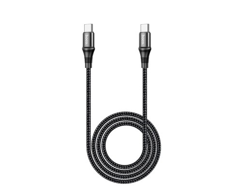 Кабель HOCO X50 Type-C to Type-C Exquisito 100W charging data cable(L=2M) Black (6931474734402)