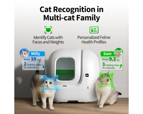 Туалет для котів Petkit Purobot Max Pro with Camera Self- Cleaning Cat Litter Box (P9904)