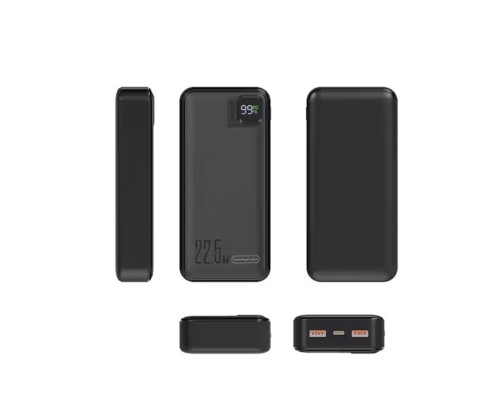 Зовнішній акумулятор WUW Y138 (PD22.5W quick charge) 20000mAh Black (Y138) Зовнішній акумулятор WUW Y138 (PD22.5W quick charge) 20000mAh Black (Y138)