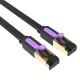Мережевий кабель Vention Flat Cat.7 Patch Cable 1M Black (ICABF) (ICABF)