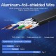 Мережевий кабель Vention Flat Cat.7 Patch Cable 1M Black (ICABF) (ICABF)