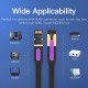 Мережевий кабель Vention Flat Cat.7 Patch Cable 1M Black (ICABF) (ICABF)