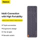 Клавіатура Baseus K01B Wireless Tri-Mode Keyboard Frosted Gray (B00955504833-00)