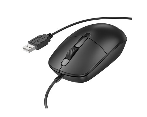 Миша BOROFONE BG17 Morning business wired mouse Black (6941991119125) Миша BOROFONE BG17 Morning business wired mouse Black (6941991119125)