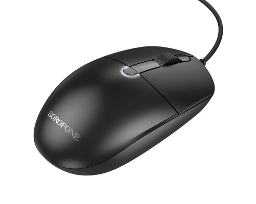Миша BOROFONE BG17 Morning business wired mouse Black (6941991119125) Миша BOROFONE BG17 Morning business wired mouse Black (6941991119125)
