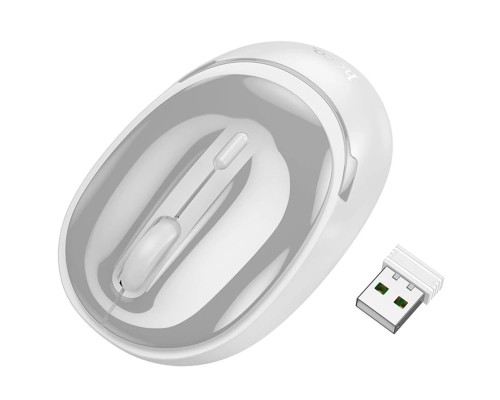 Маніпулятор миша бездротова HOCO GM34 Nuevo dual-mode business wireless mouse Gray White (6942007632799) Маніпулятор миша бездротова HOCO GM34 Nuevo dual-mode business wireless mouse Gray White (6942007632799)