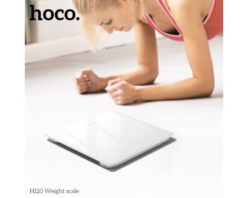 Ваги підлогові HOCO HI20 Weight scale White (6942007624114)