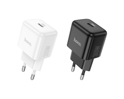 Мережевий зарядний пристрій HOCO N32 Glory PD30W single port charger (EU) White (6931474789914) Мережевий зарядний пристрій HOCO N32 Glory PD30W single port charger (EU) White (6931474789914)