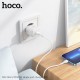 Мережевий зарядний пристрій HOCO N32 Glory PD30W single port charger (EU) White (6931474789914)