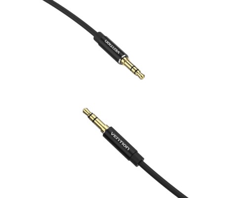 Аудіокабель Vention 3.5mm Male to Male Audio Cable 1.5M Black Aluminum Alloy Type (BAXBG) (BAXBG) Аудіокабель Vention 3.5mm Male to Male Audio Cable 1.5M Black Aluminum Alloy Type (BAXBG) (BAXBG)